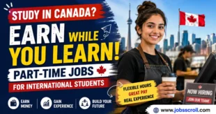 Part-Time Jobs in Canada for International Students